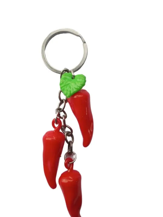 Red Chili Keychain – Stylish Cute Bag Charm for Girls
