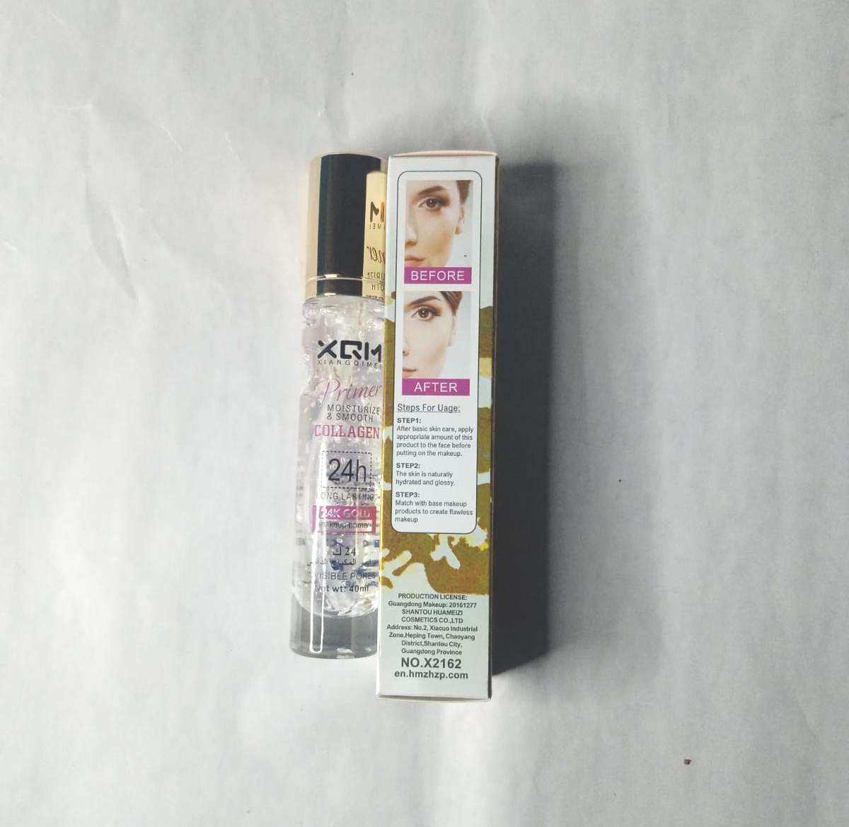 XQM PRIMER 24K COLLAGEN 40ML (24h Long Lasting)