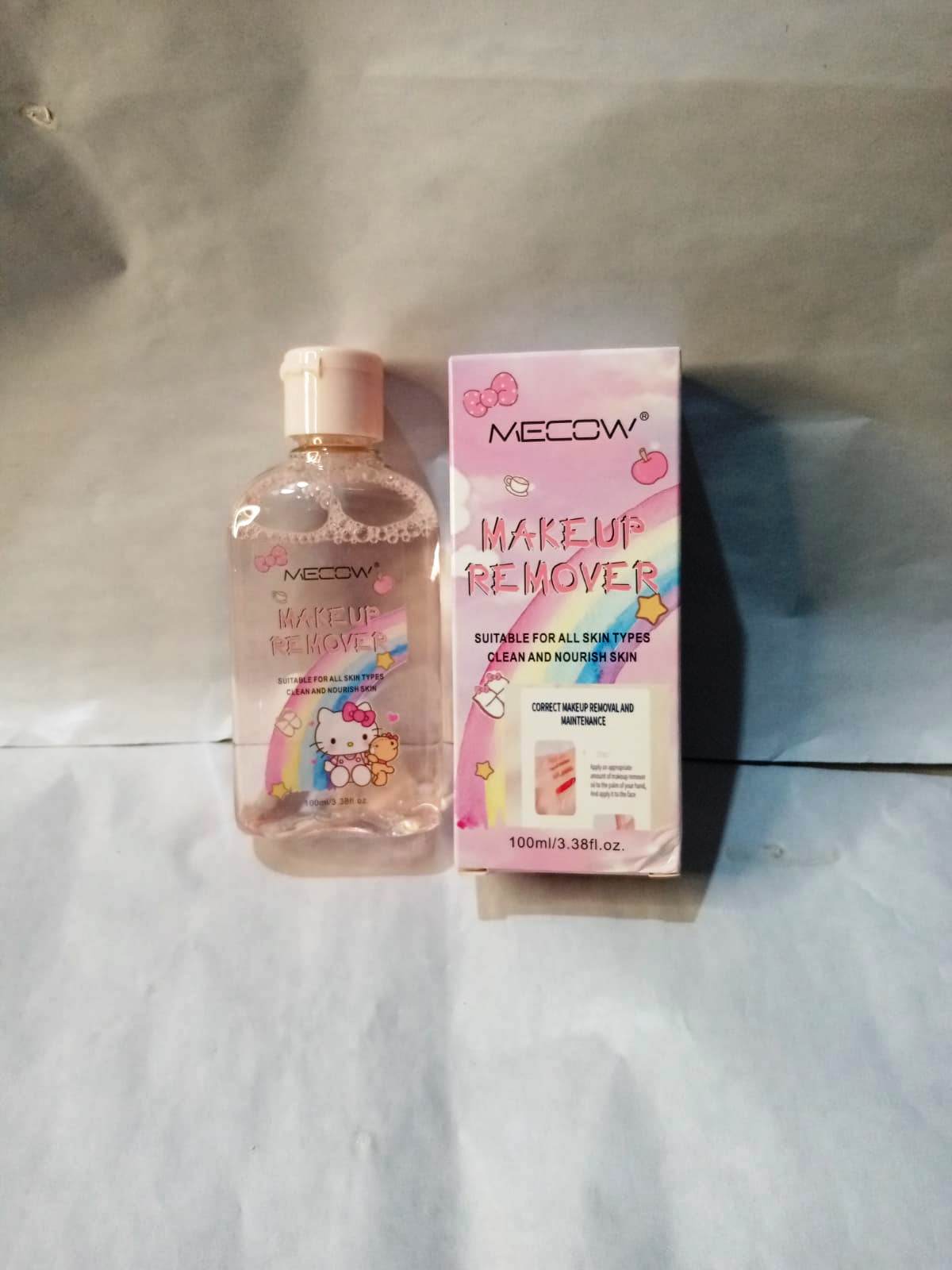 Mecow Makeup Remover - Refreshing and Non-Irritating Formula for Gentle Cleansing