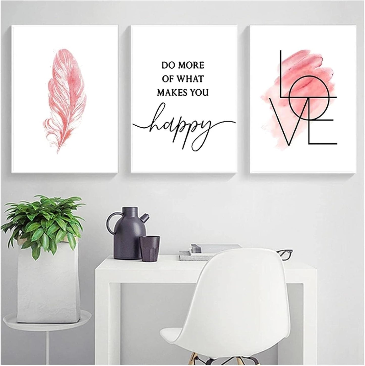 SET OF 3 PREMIUM WALL ART PHOTO TILES – MODERN HOME DECOR SETS