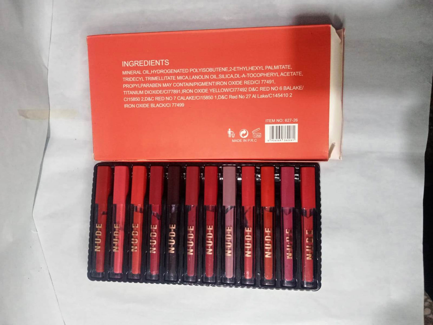 Huda Beauty Lip Gloss Kit 12Pcs