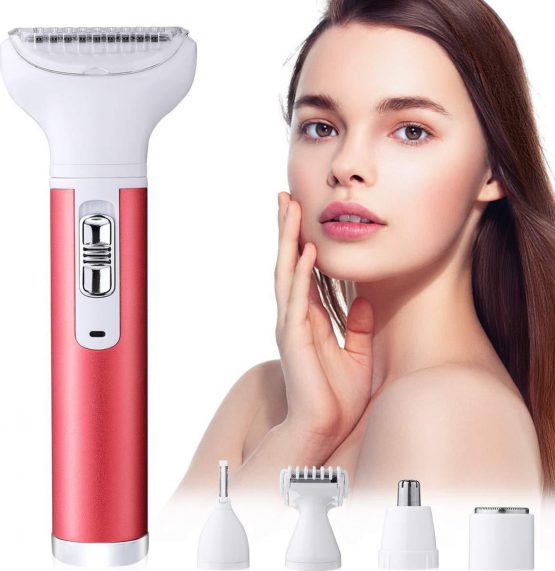 Kemei Rechargeable Women Shaver 5 in 1