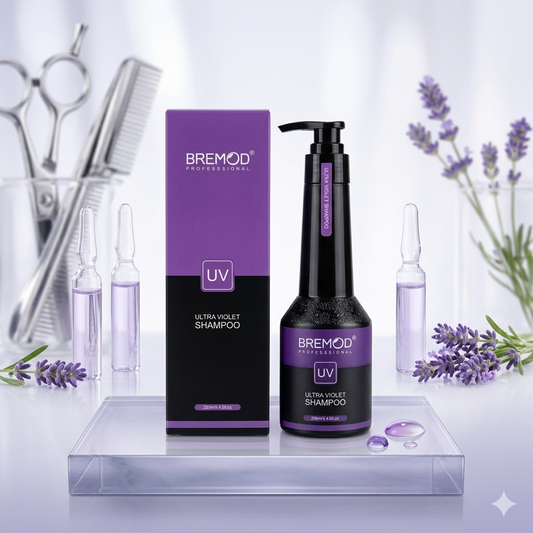 Bremod UV Ultra Violet Shampoo 250ml β Instantly Removes Yellow Tones