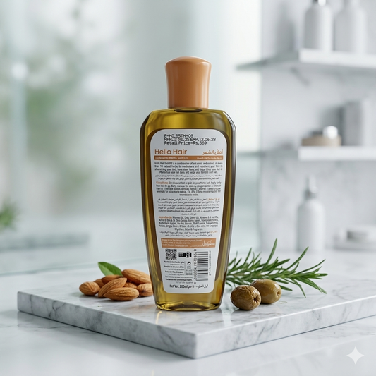 Hello & Hair 10 Natural Herbal Hair Oil 100ml