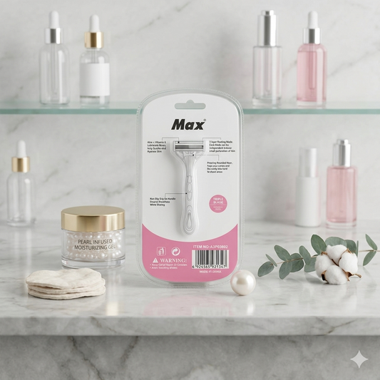 MAX Triple Blade Women Razor 4Pcs Set