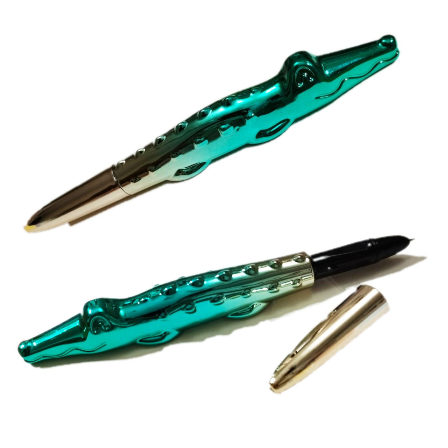 Stylish Crocodile Design Fountain Pen – Smooth Writing, Fine/Extra Fine Nib, Luxury Unisex Gift Pen