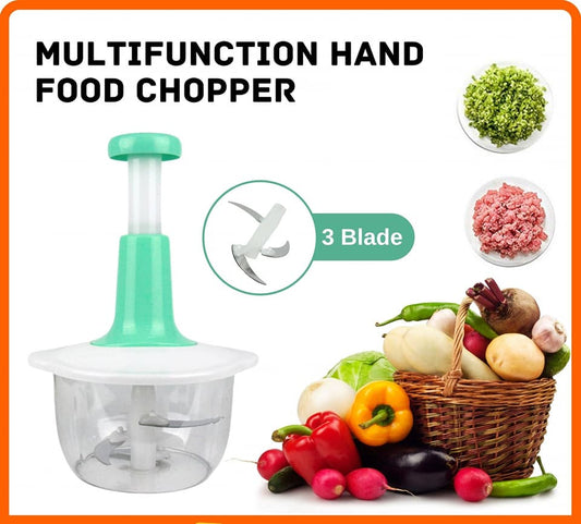 Hand Chopper | Multi Function Hand Pushing Chopper (3 Blades)