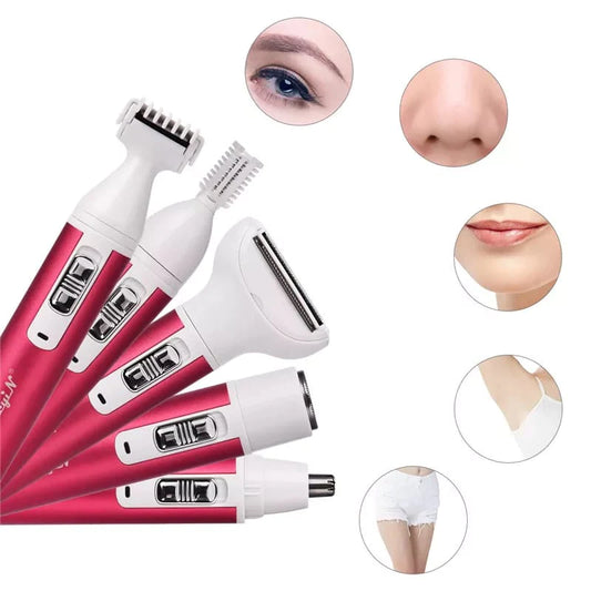 Kemei Rechargeable Women Shaver 5 in 1