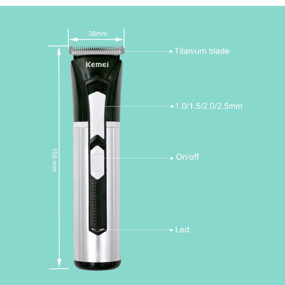 Kemei Rechargeable Hair Trimmer-Hair Clipper
