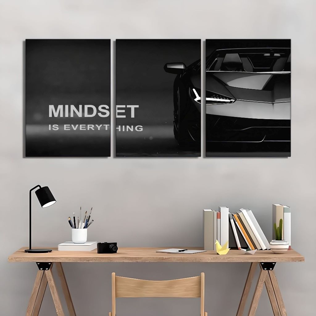 SET OF 3 PREMIUM WALL ART PHOTO TILES – MODERN HOME DECOR SETS