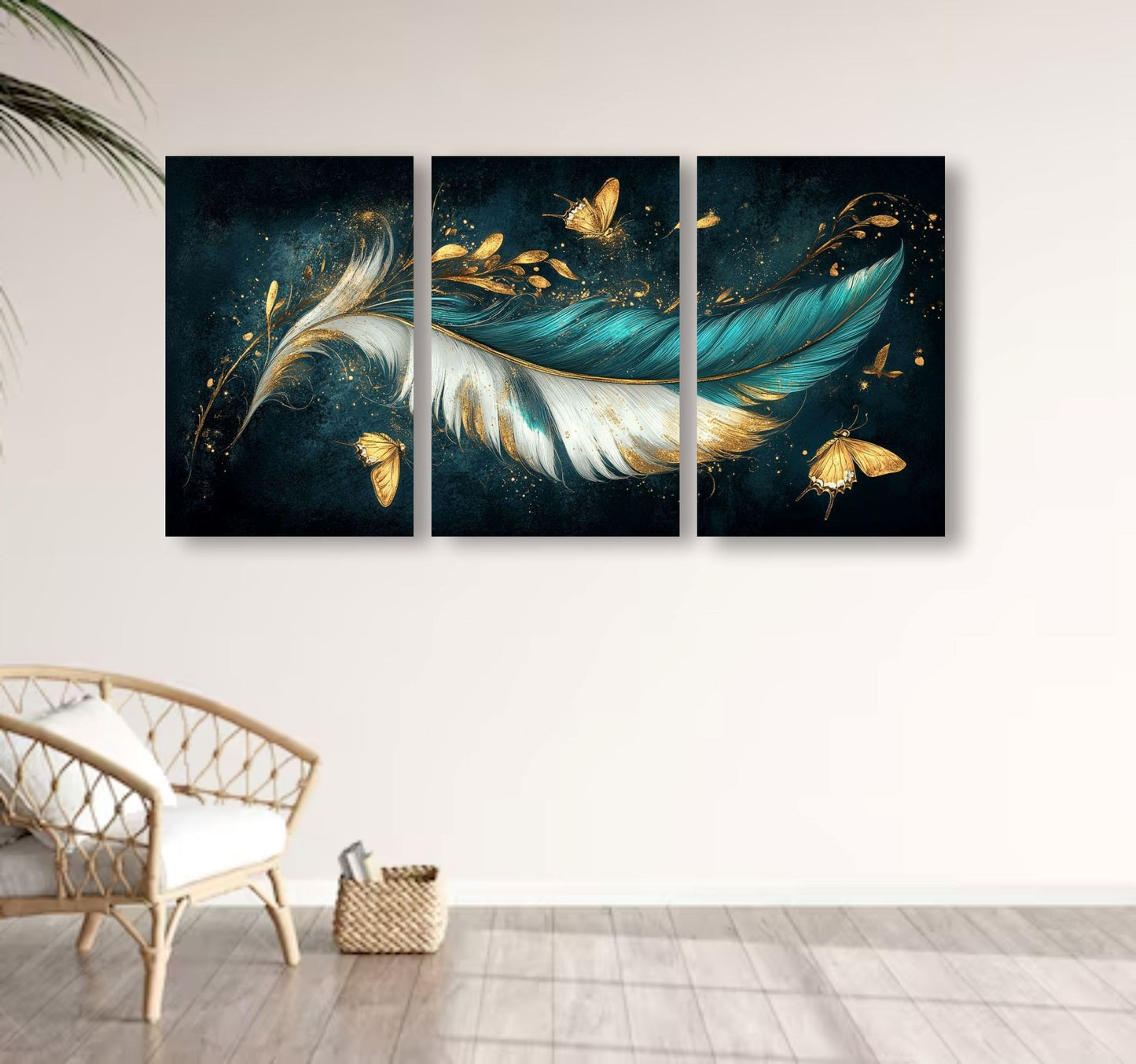 SET OF 3 PREMIUM WALL ART PHOTO TILES – MODERN HOME DECOR SETS