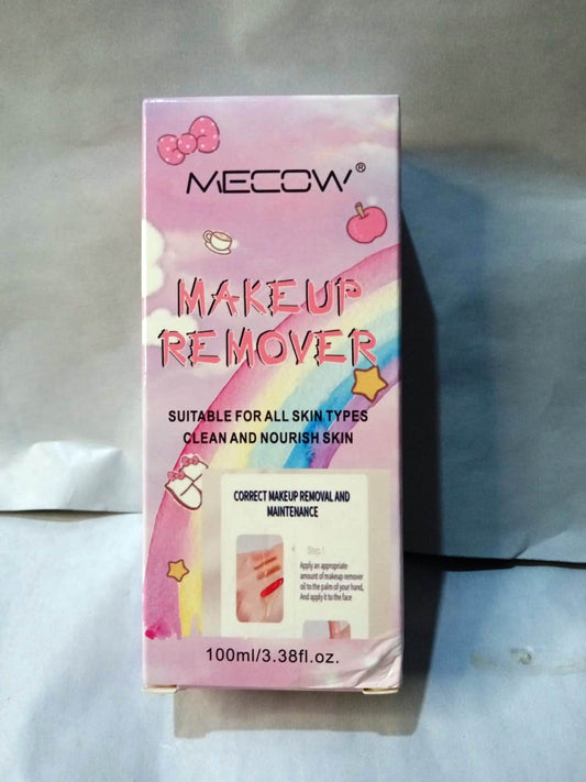 Mecow Makeup Remover - Refreshing and Non-Irritating Formula for Gentle Cleansing