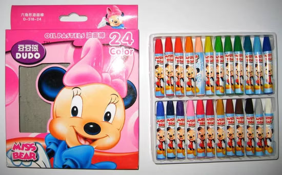Oil Pastels Crayons 12 colors Pkt