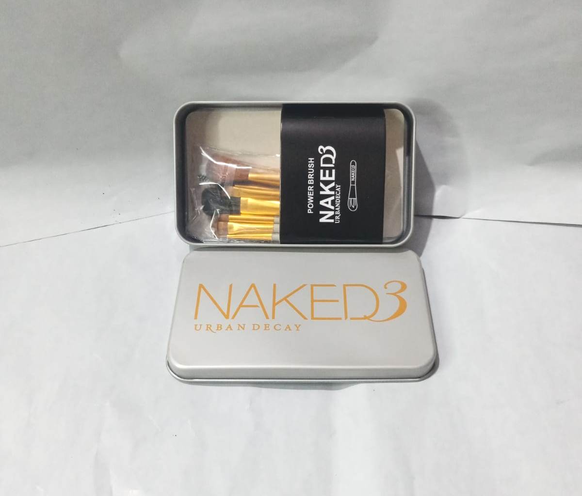 Naked 3 Makeup Brushes Set 12 Pcs
