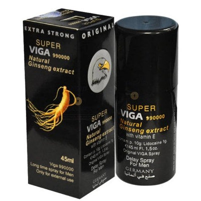 Super VIGA 990000 Delay Spray for Men with Ginseng Extract