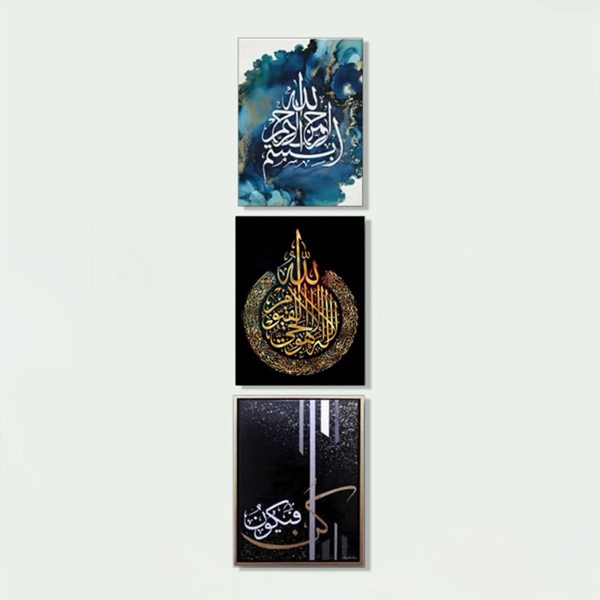 SET OF 9 PREMIUM WALL ART PHOTO TILES – MODERN HOME DECOR SETS (8x11 Inches Each Frame)