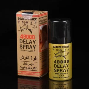 Deadly Shark Power 48000 Delay Spray for Men with Vitamin E
