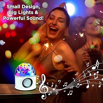 Disco Room Light With Bluetooth Speaker