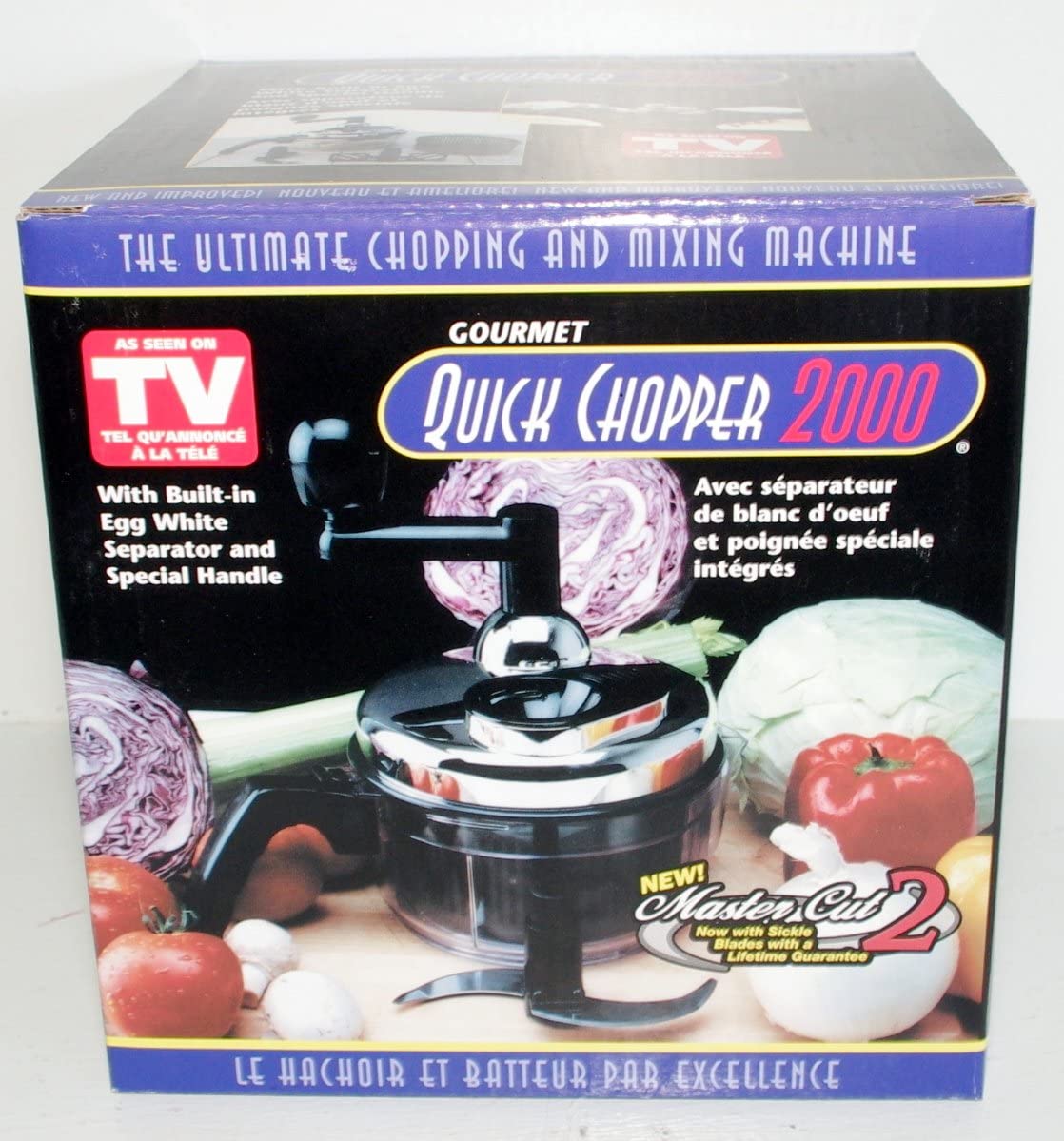 Hand Chopper | Gourmet Chopper and Mixing Machine (3Blades)
