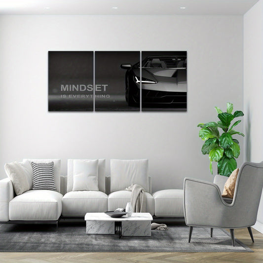 SET OF 3 PREMIUM WALL ART PHOTO TILES – MODERN HOME DECOR SETS