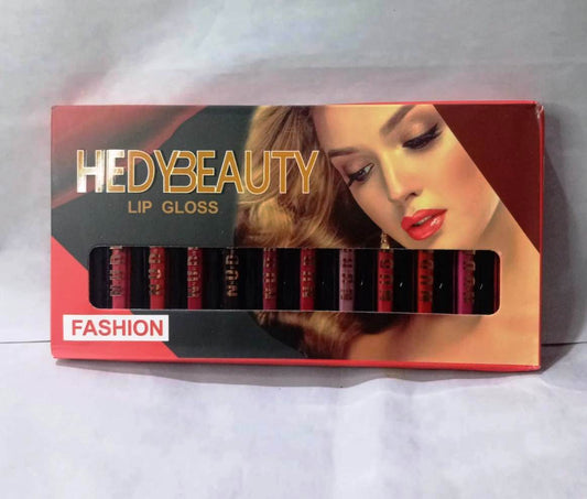 Huda Beauty Lip Gloss Kit 12Pcs