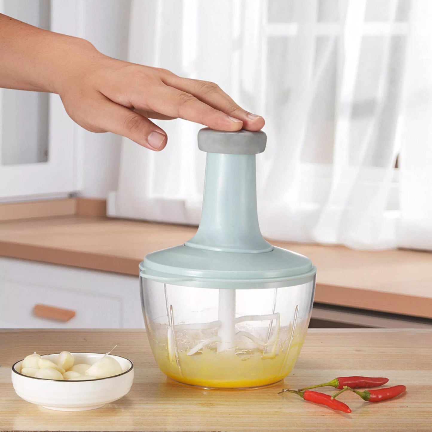 Hand Chopper | Multi Function Hand Pushing Chopper (3 Blades)
