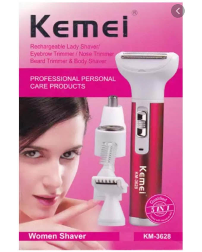 Kemei Rechargeable Women Shaver 5 in 1