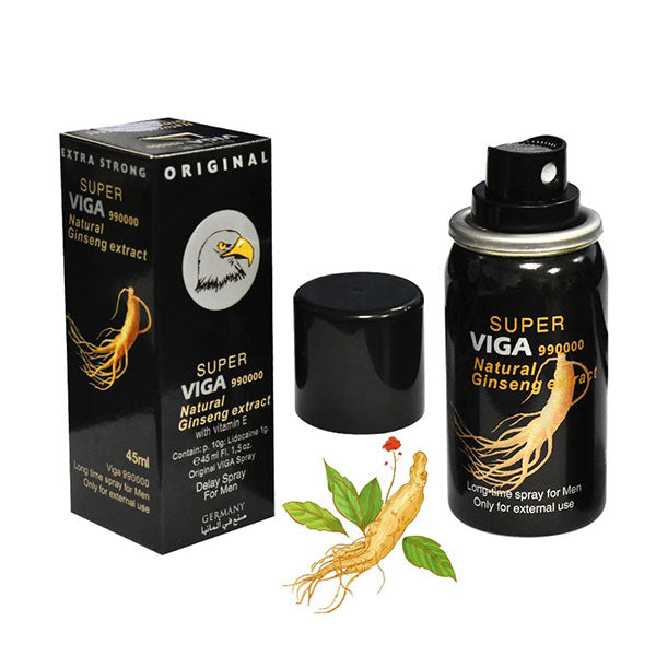 Super VIGA 990000 Delay Spray for Men with Ginseng Extract
