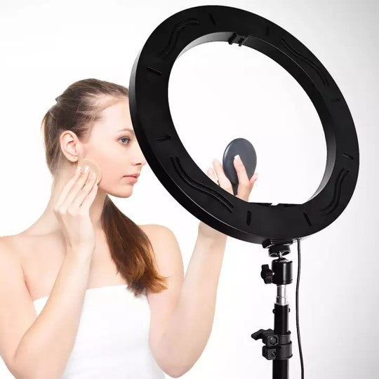 Tripod Stand With For Mobile 7 Feet (26cm Ring Light )