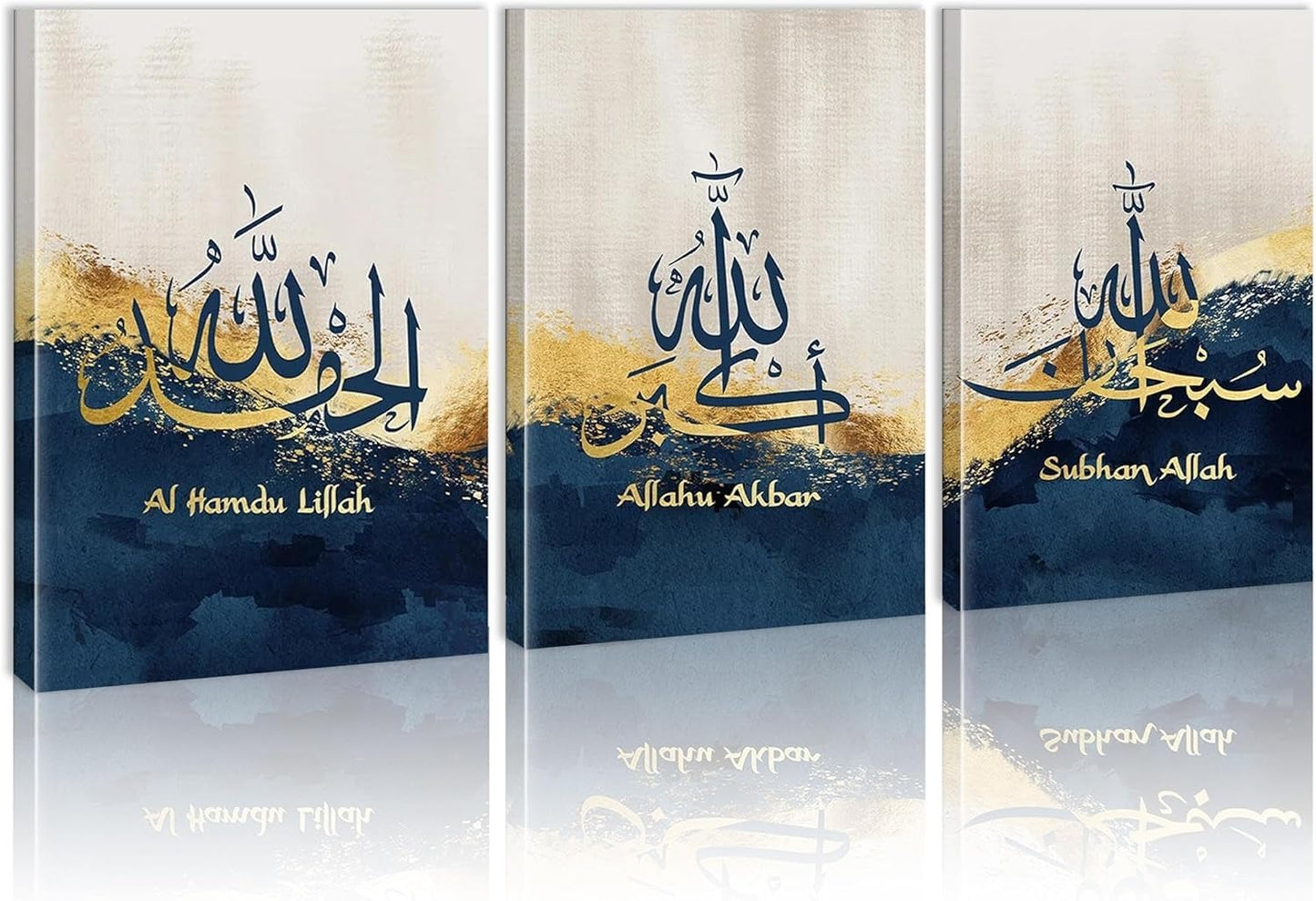 SET OF 3 PREMIUM WALL ART PHOTO TILES – MODERN HOME DECOR SETS