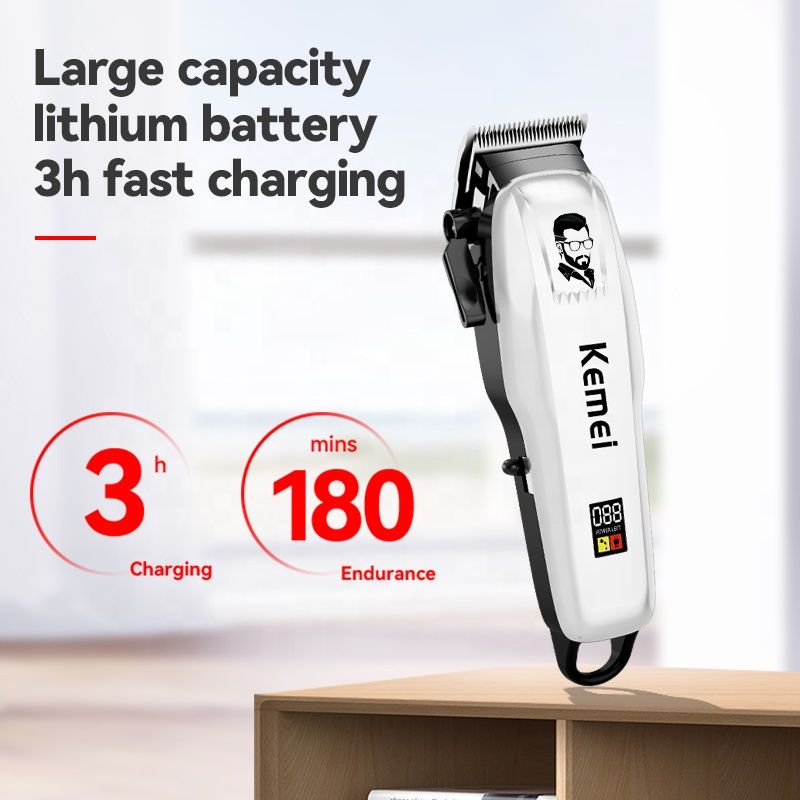 Kemei Rechargeable Adjustable Electric Hair Trimmer