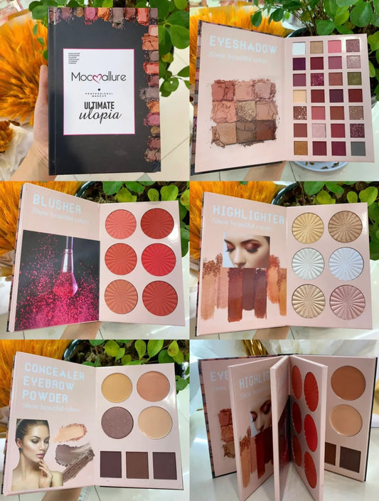 Mocallure Professional Makeup Ultimate Utopia Book Palette (4 in 1)