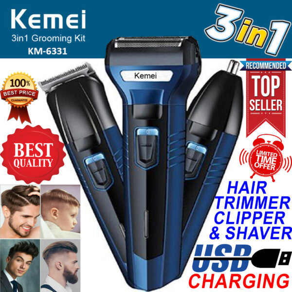 Kemei Electric Trimmer 3 in 1 | Model KM-6333