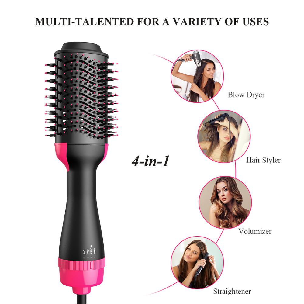Hot Air Brush | Hair Dryer and Styler | Straightening and Drying