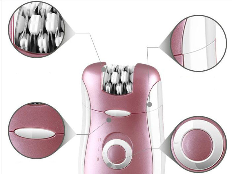 Kemei 2 in 1 Rechargeable Female Epilator Machine