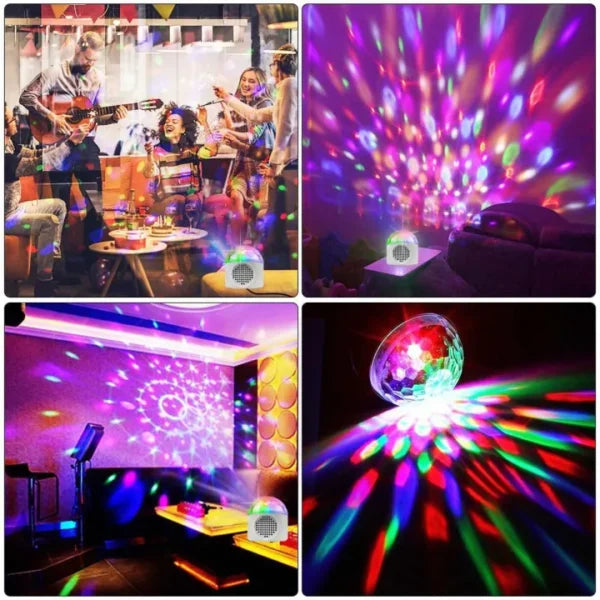 Disco Room Light With Bluetooth Speaker