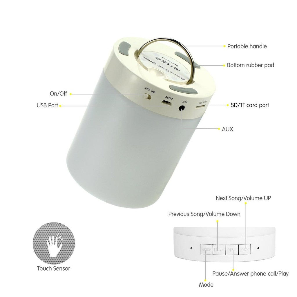 Smart Lamp Bluetooth Speaker
