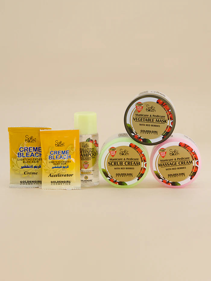 Soft Touch Mani and Pedicure Trail Kit 5 Items