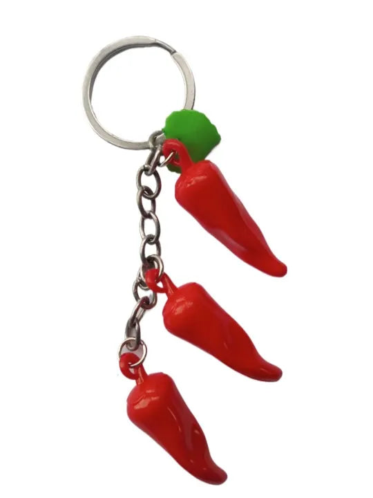 Red Chili Keychain – Stylish Cute Bag Charm for Girls