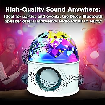 Disco Room Light With Bluetooth Speaker