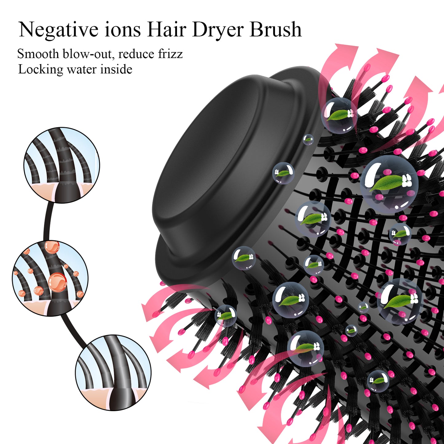 Hot Air Brush | Hair Dryer and Styler | Straightening and Drying
