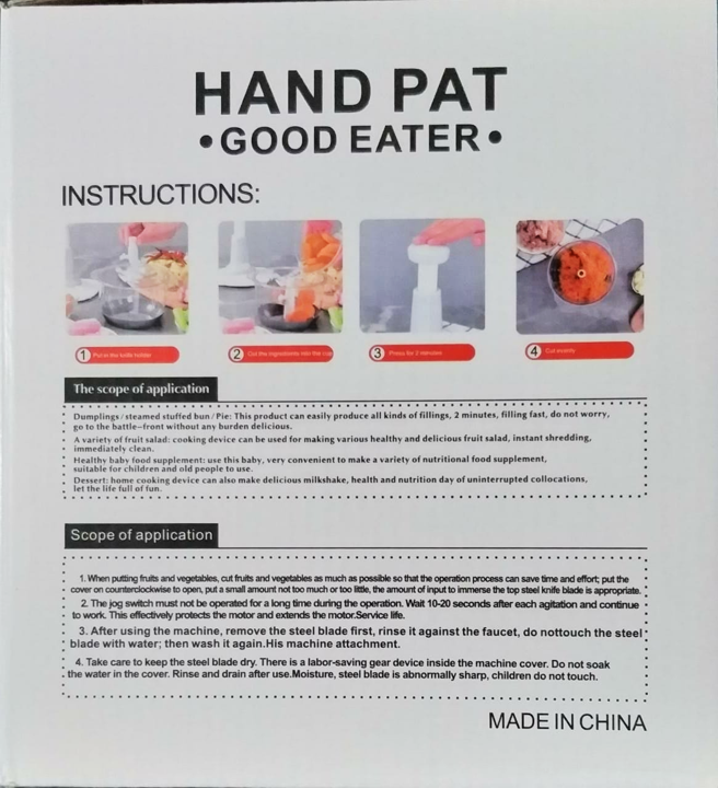 Manual Food Chopper