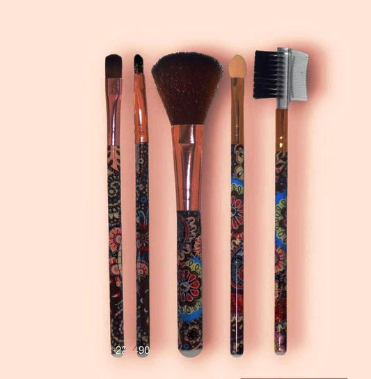 5 Sticks Makeup Brush Set for All Skin Types