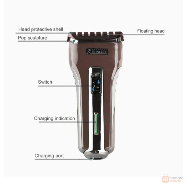 Kemei Rechargeable Electric Shaver For men