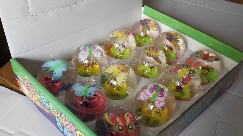 Glitter Luminous Crystal Bouncy Ball for Kids