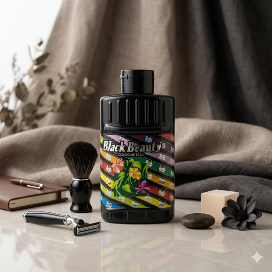 Black Beauty Cologne Talc Powder 150g - Best Selling Product for Freshness and Fragrance,
