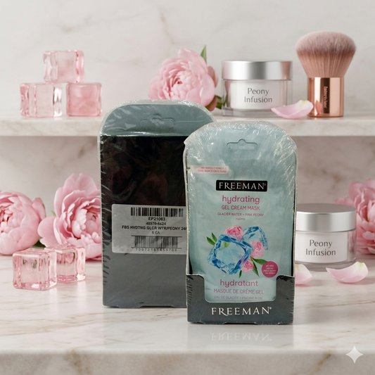 ❄️🌸 Freeman Hydrating Glacier Water + Pink Peony Gel Cream Mask (15ml)  🌸❄️