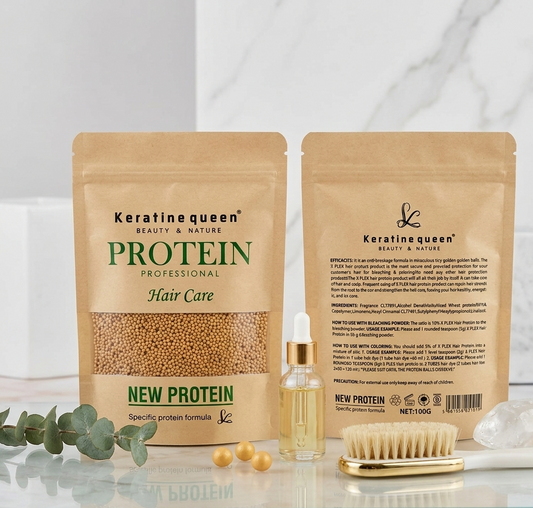 Bioplex Hair Protein Treatment No Damaged Hair For Bleaching and Colouring Golden Protein Ball.