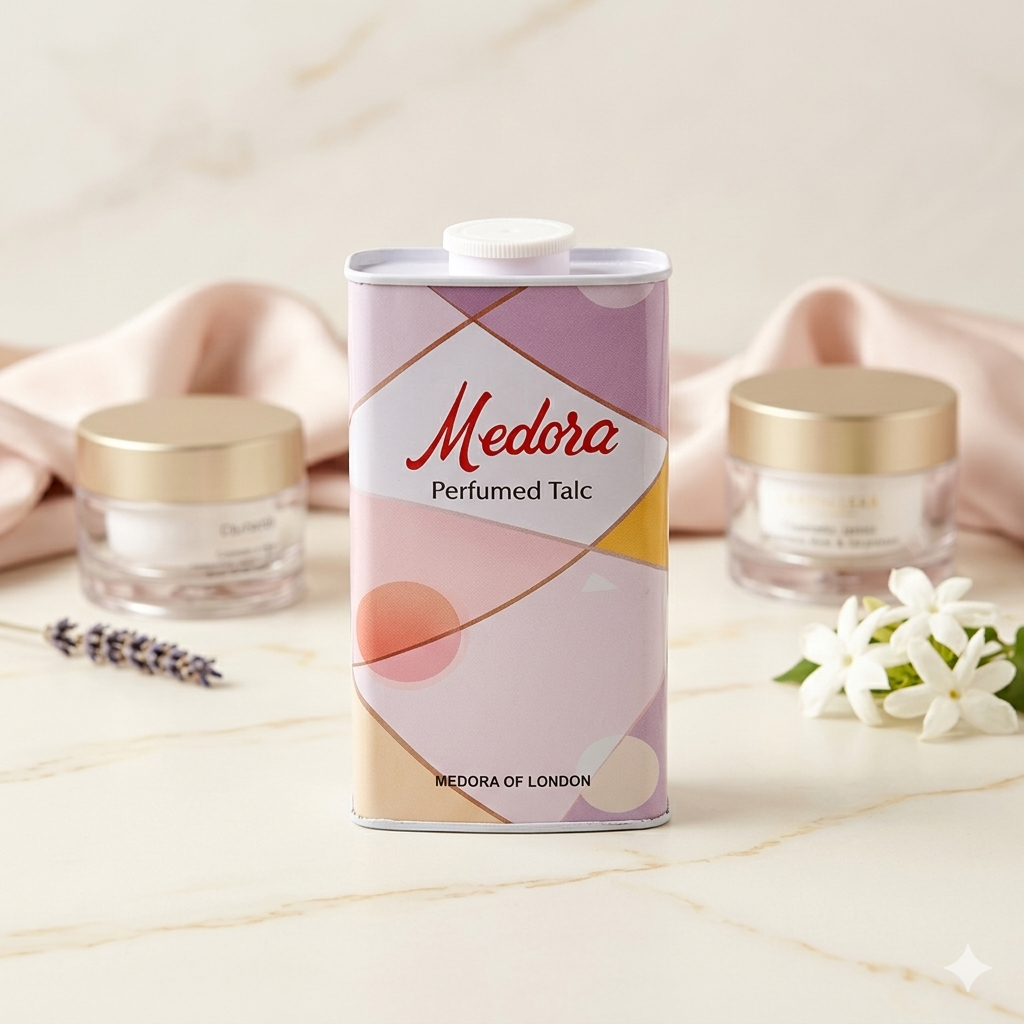 Medora Perfumed Talc Powder 100g – Long-Lasting Freshness & Silky Smooth Skin