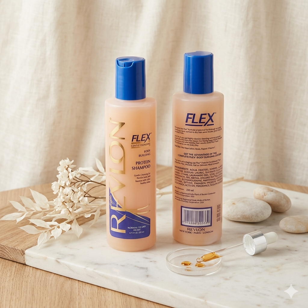 Flex Normal to Dry Hair Body Building Protein Shampoo – 592ml